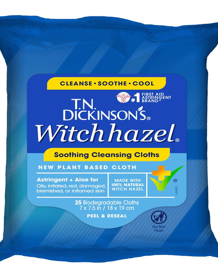 T.N. Dickinson's Witch Hazel Cleansing Cloths (25 ct)