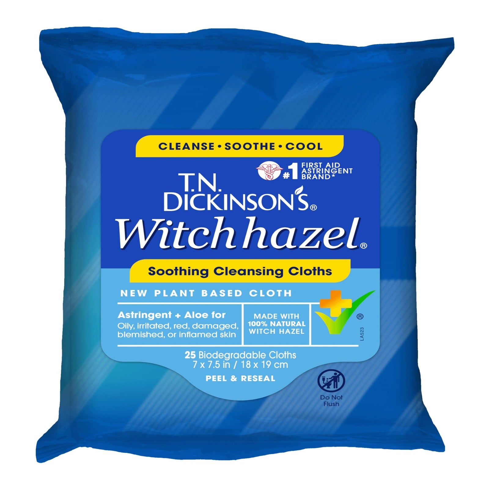 T.N. Dickinson's Witch Hazel Cleansing Cloths (25 ct)