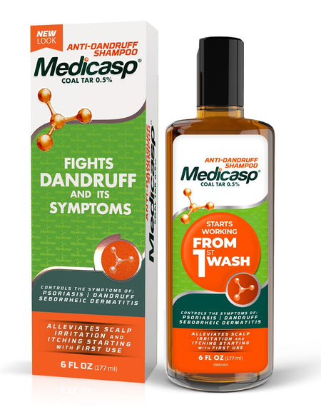 Medicasp Anti-Dandruff Shampoo (6 oz)
