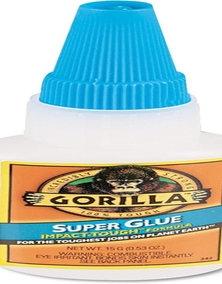 Gorilla Super Glue, Clear (15 g, 5 Pack)