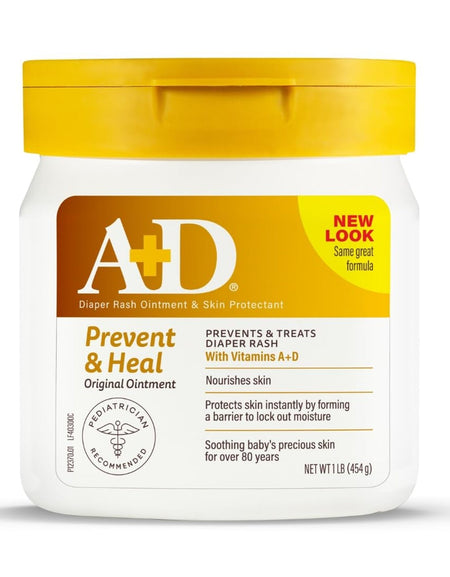 A+D Diaper Rash Ointment, Original (16 oz)