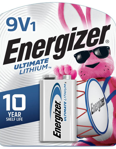 Energizer Ultimate Lithium 9V Battery (1 Pack)