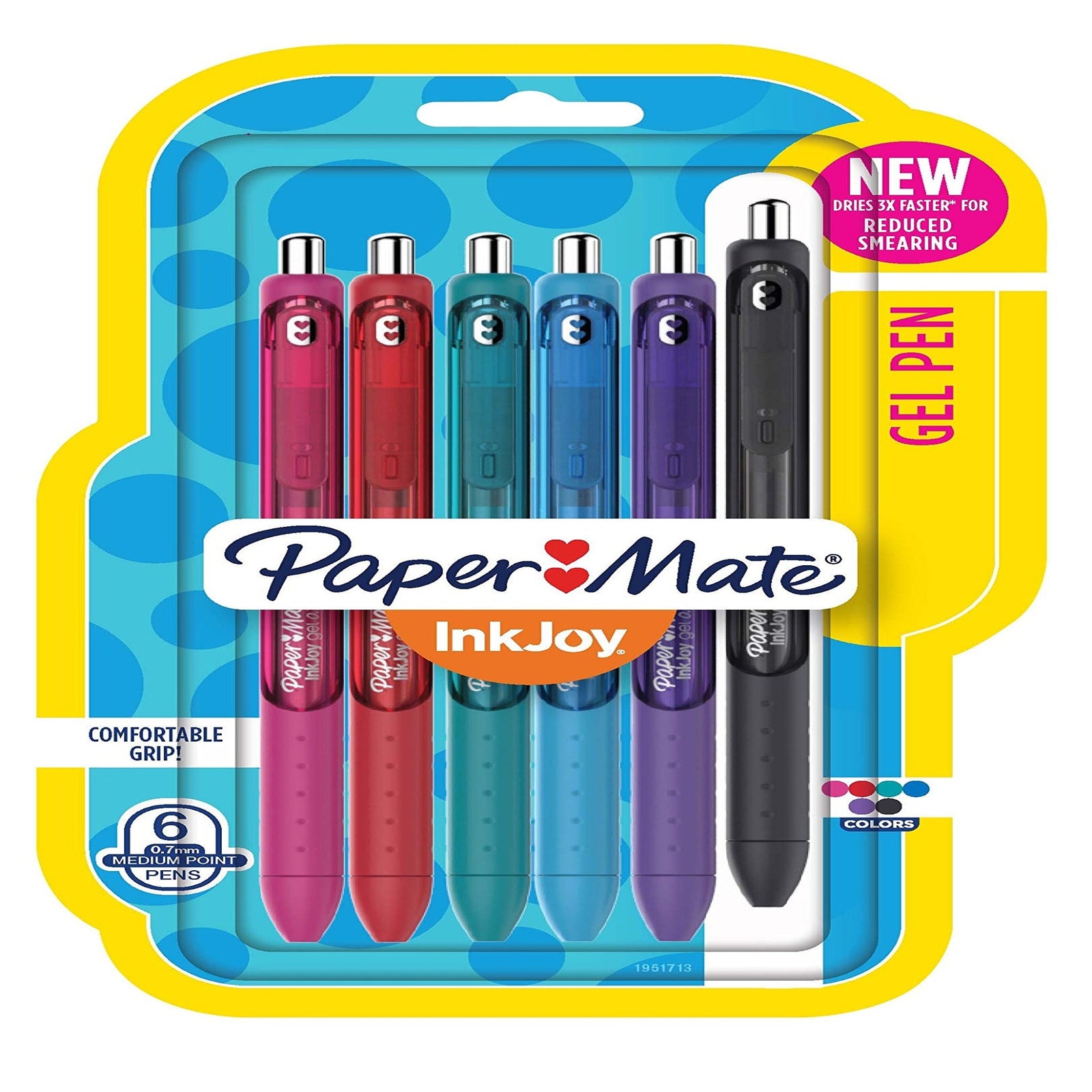 Paper Mate InkJoy Gel Pens, Assorted Colors (6 Pack)