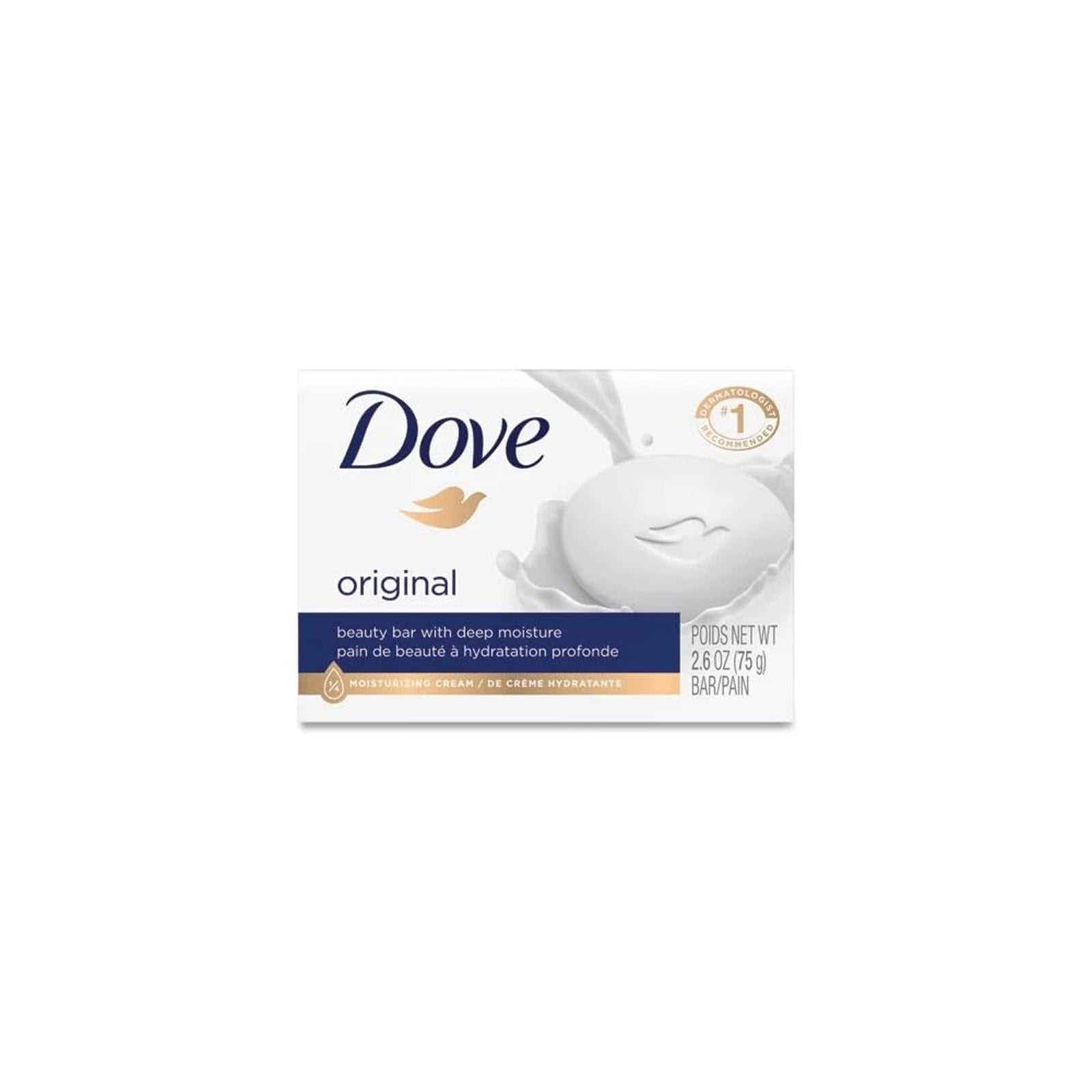Dove White Bar Soap, Travel Size (2.6 oz, 8 Pack)