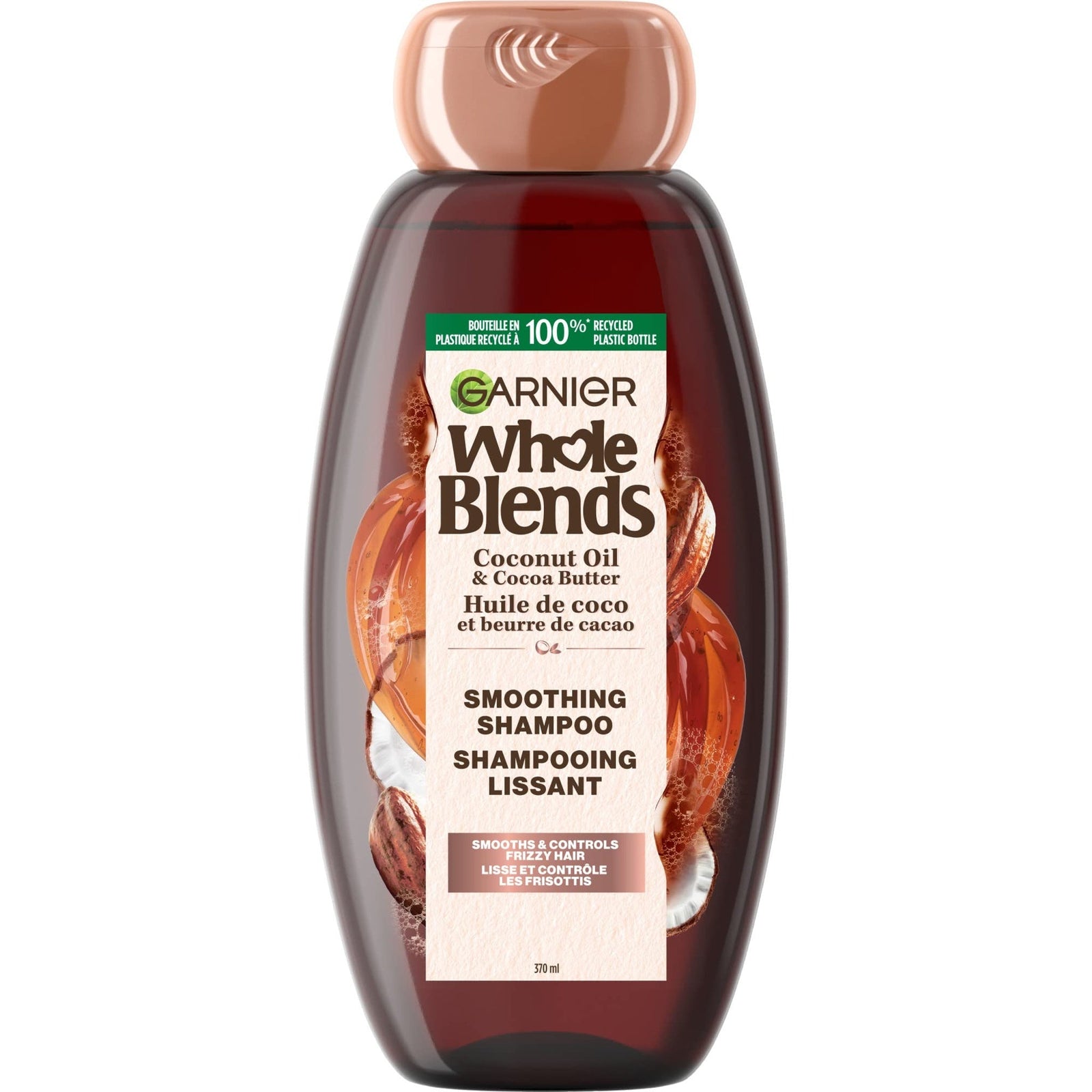Garnier Whole Blends Shampoo, Coconut Oil & Cocoa Butter (12.5 oz)