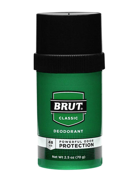 Brut Deodorant Solid, Classic (2.25 oz, 6 Pack)