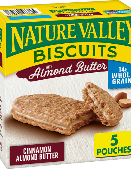 Nature Valley Biscuit Sandwiches, Almond Butter (6.75 oz, 5 Count)