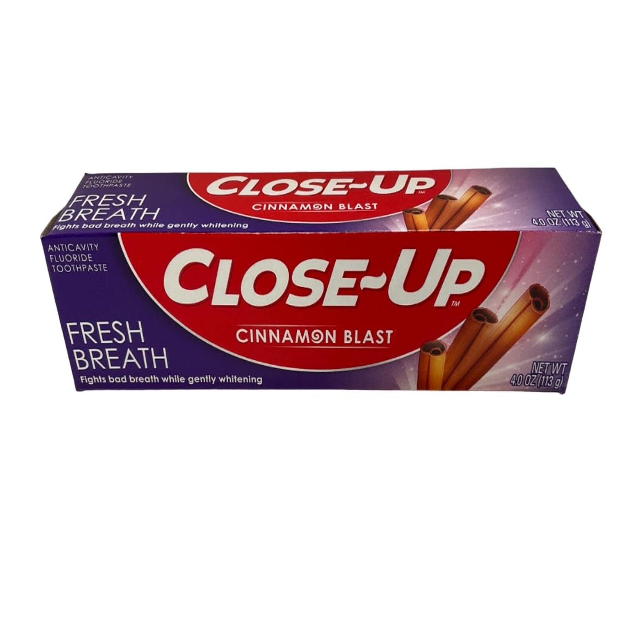 Close-Up Anti-Cavity Toothpaste, Cinnamon (4 oz, 2 Pack)