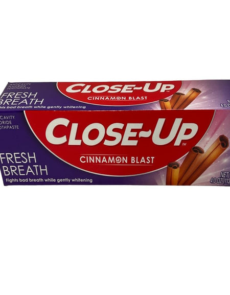 Close-Up Anti-Cavity Toothpaste, Cinnamon (4 oz, 2 Pack)