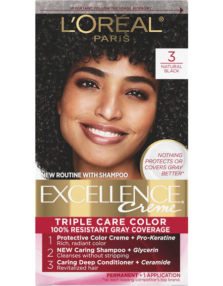 L'Oreal Paris Hair Color (Natural Black)