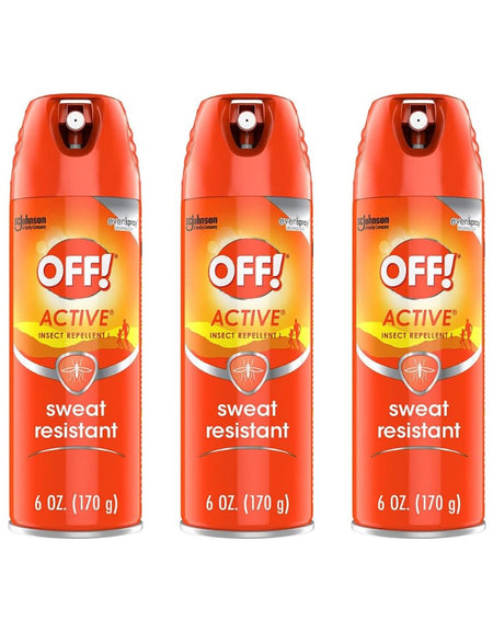 OFF! Active Insect Repellent (6 oz, 3 Pack)