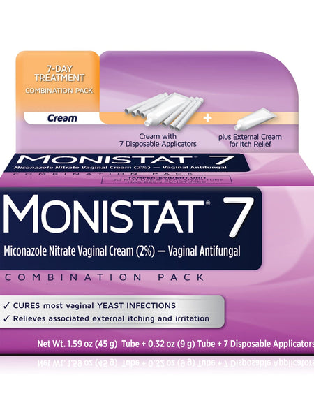Monistat 7 Day Yeast Infection Treatment (7 Applications + Cream)