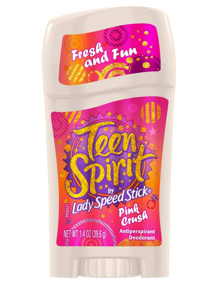 Teen Spirit Antiperspirant, Pink Crush (1.4 oz, 12 Pack)