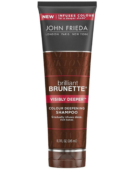 John Frieda Shampoo, Brilliant Brunette Deeper (8.3 oz, 2 Pack)