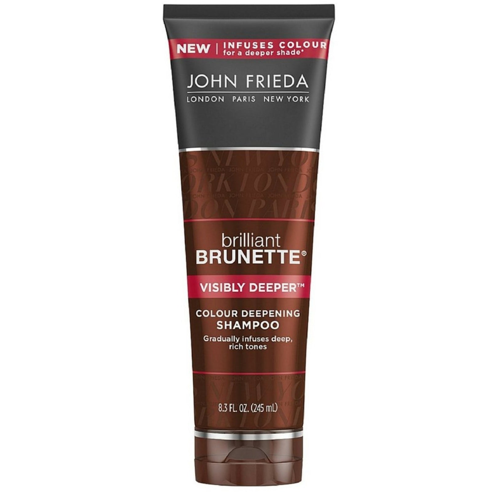 John Frieda Shampoo, Brilliant Brunette Deeper (8.3 oz, 2 Pack)