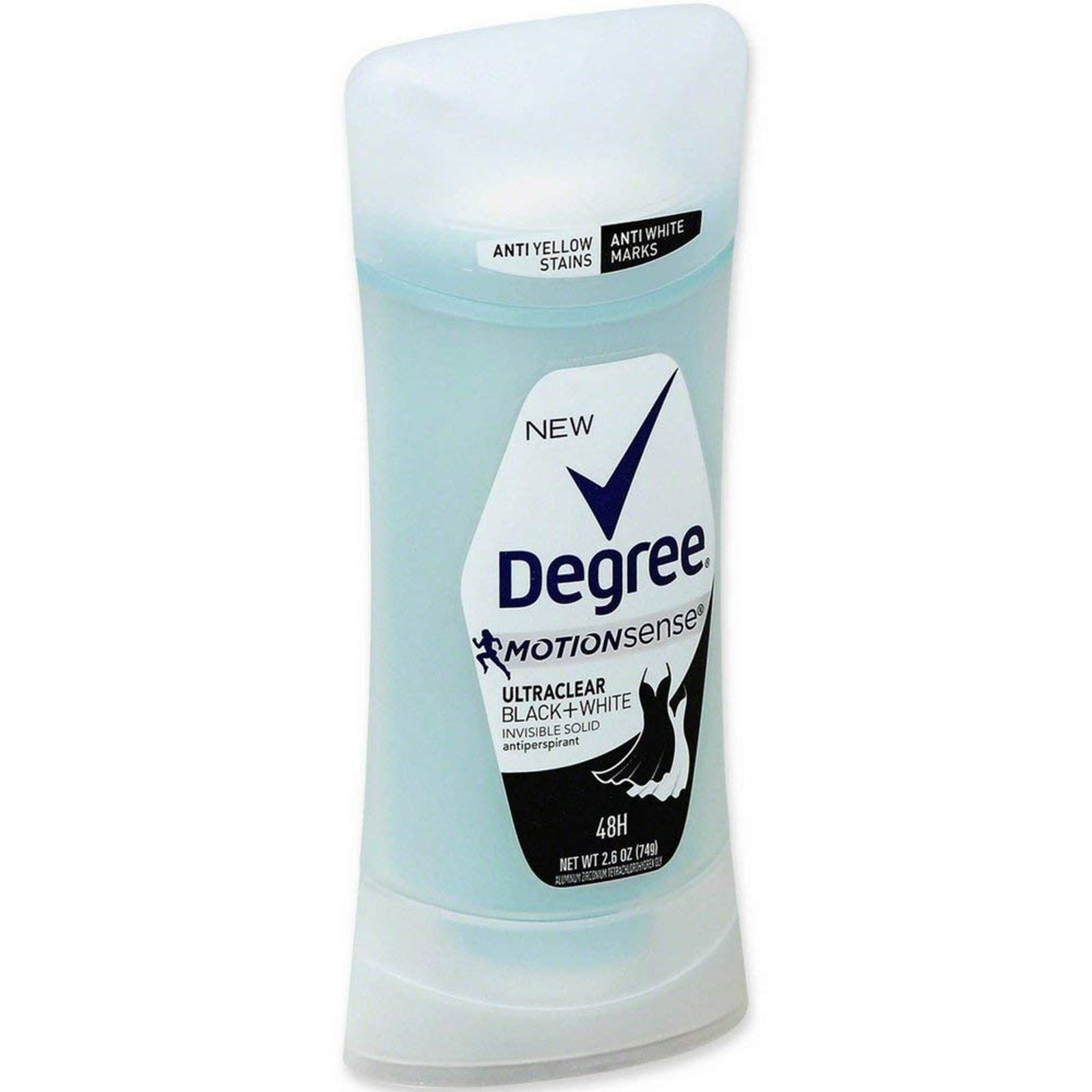 Degree UltraClear Antiperspirant, Black+White (2.6 oz, 6 Pack)