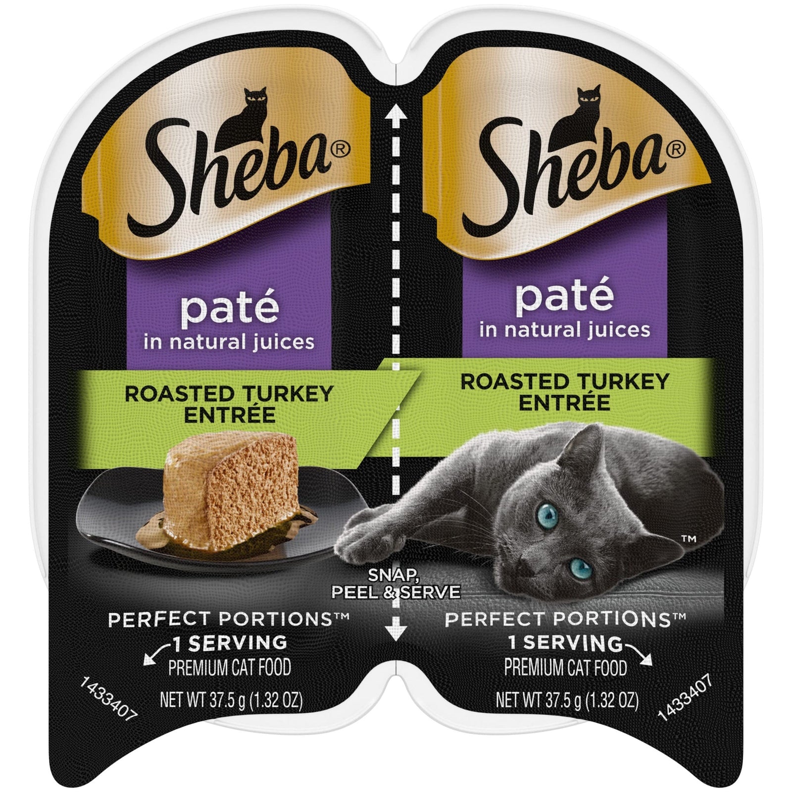 Sheba Cat Food, Roasted Turkey Entrée (2.6 oz)