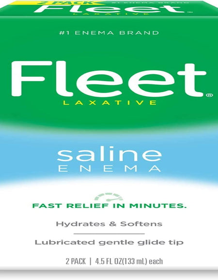 Fleet Enema, Twin Pack (4.5 oz, 2 Pack)