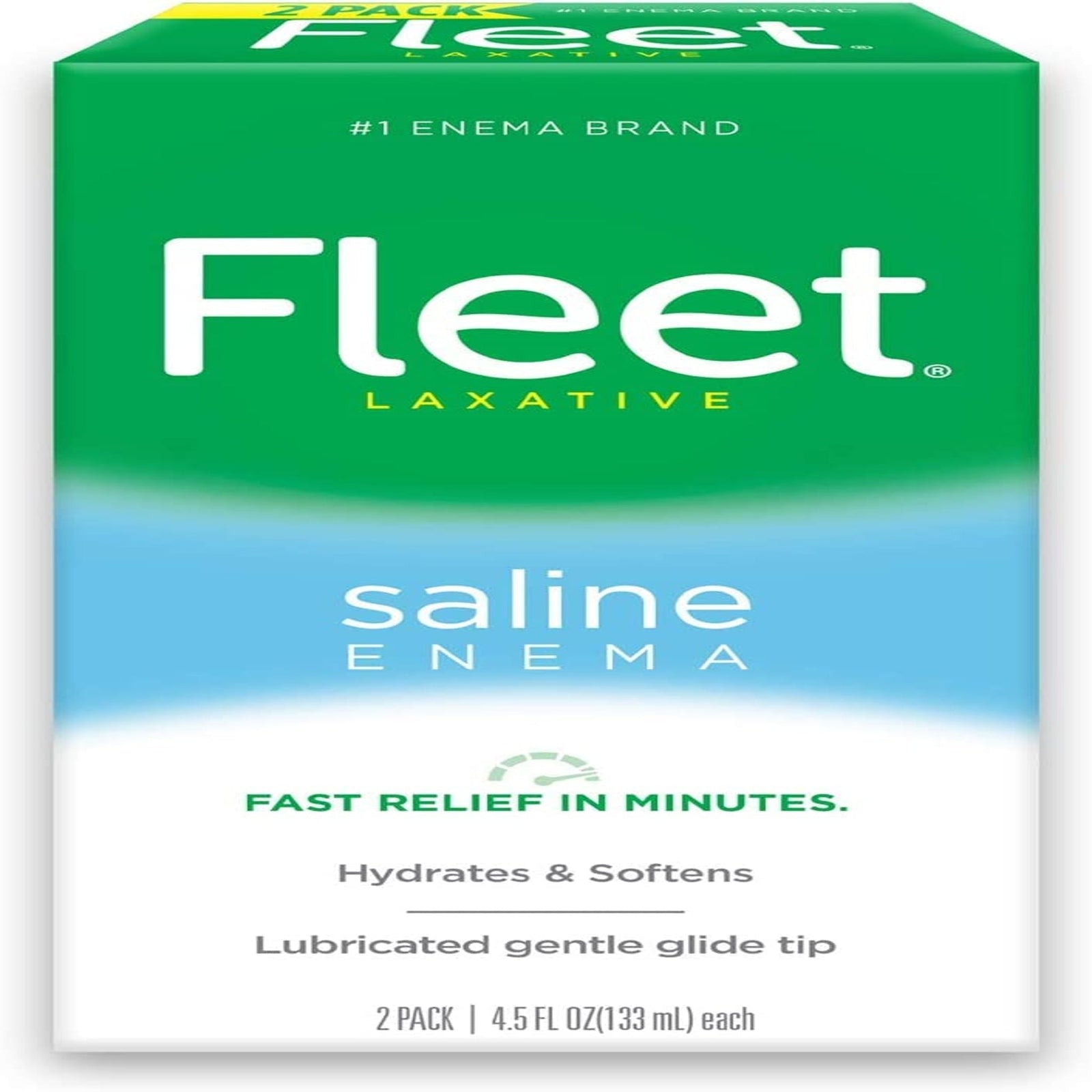 Fleet Enema, Twin Pack (4.5 oz, 2 Pack)