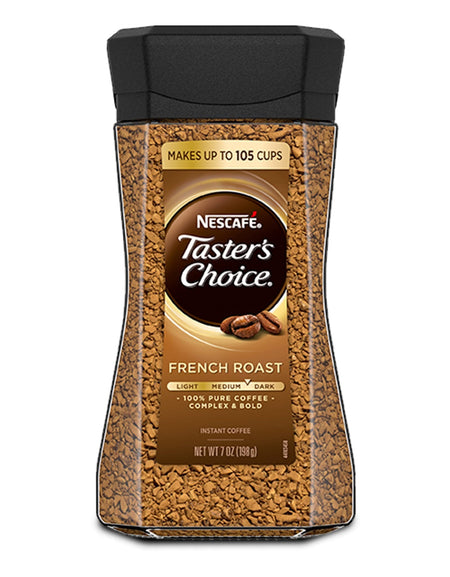 Nescafe Taster's Choice Instant Coffee, French Roast (7 oz)