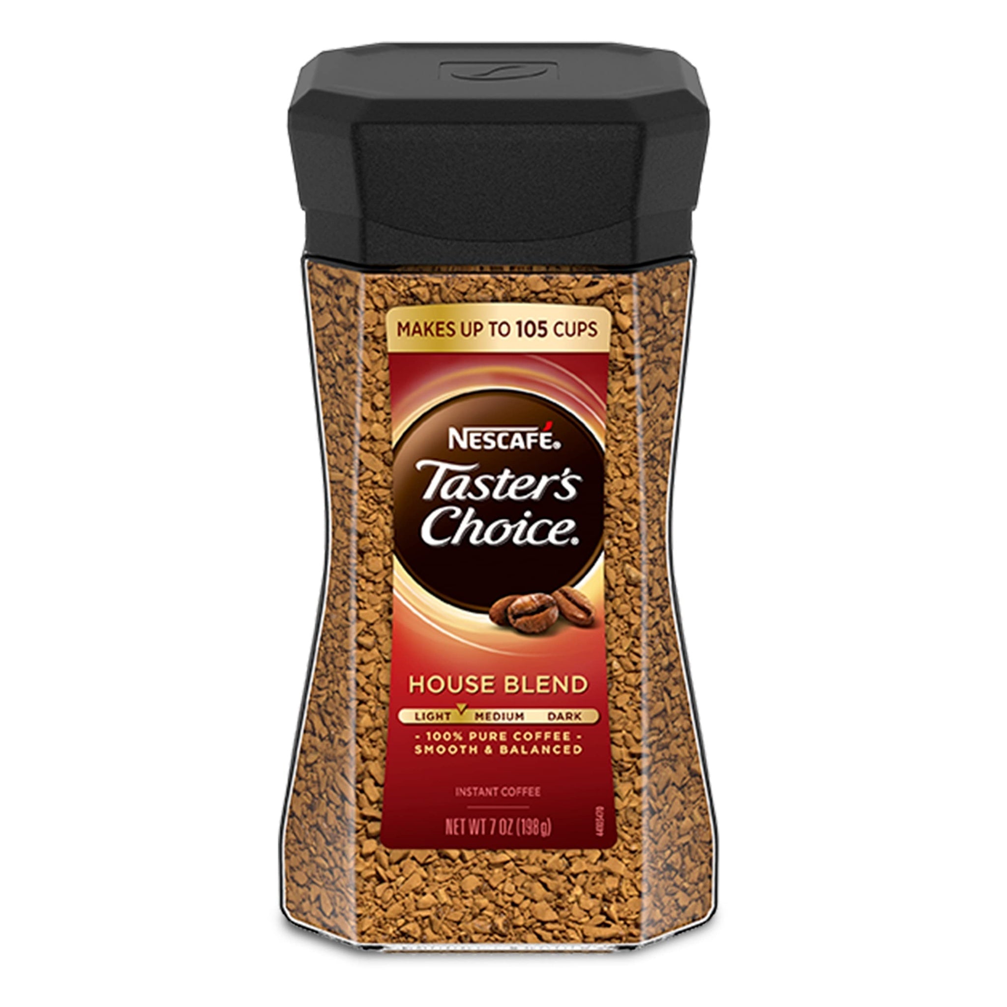 Nescafe Taster's Choice Instant Coffee, House Blend (7 oz)