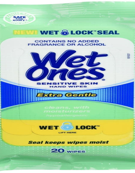 Wet Ones Hand Wipes, Sensitive Skin (20 Count)