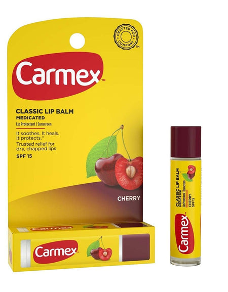 Carmex Lip Balm Cherry SPF 15 (0.15 oz, 5 Pack)