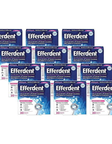 Efferdent Denture Cleaning Tablets (102 Count, 12 Pack)
