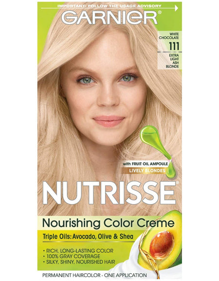 Garnier Nutrisse Hair Color, Extra-Light Ash Blonde (1 ea, 2 Pack)