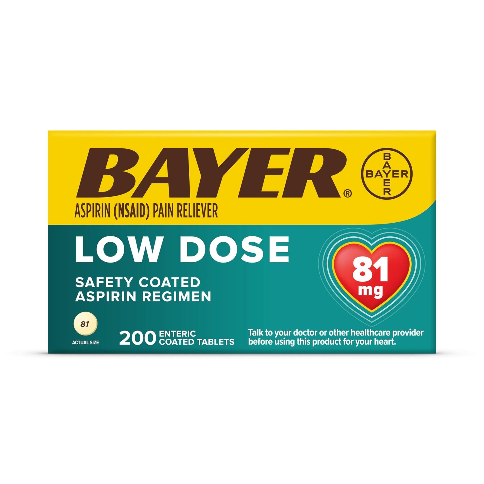 Bayer Aspirin (200 Count)