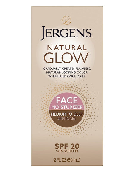 Jergens Natural Glow Moisturizer SPF 20 (2 oz, 4 Pack)