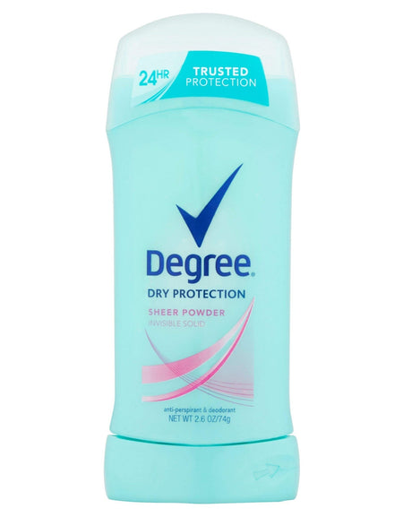 Degree Antiperspirant Stick, Sheer Powder (2.6 oz, 5 Pack)