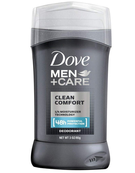 Dove Men+Care Deodorant Stick, Clean Comfort (3 oz, 8 Pack)