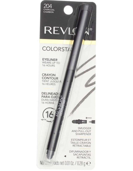 Revlon ColorStay Eyeliner Pencil Charcoal (0.01 oz, 4 Pack)