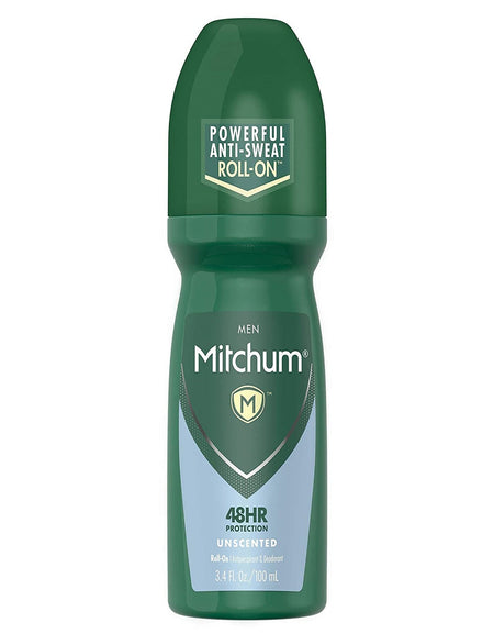 Mitchum Roll-On Antiperspirant Unscented (3.4 oz, 7 Pack)