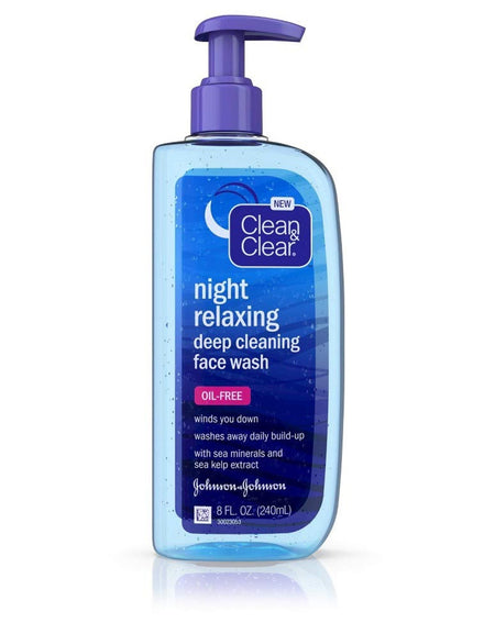 Clean & Clear Night Relaxing Face Wash (8 oz)