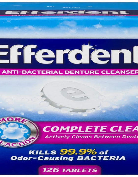 Efferdent Denture Cleanser (126 Count)