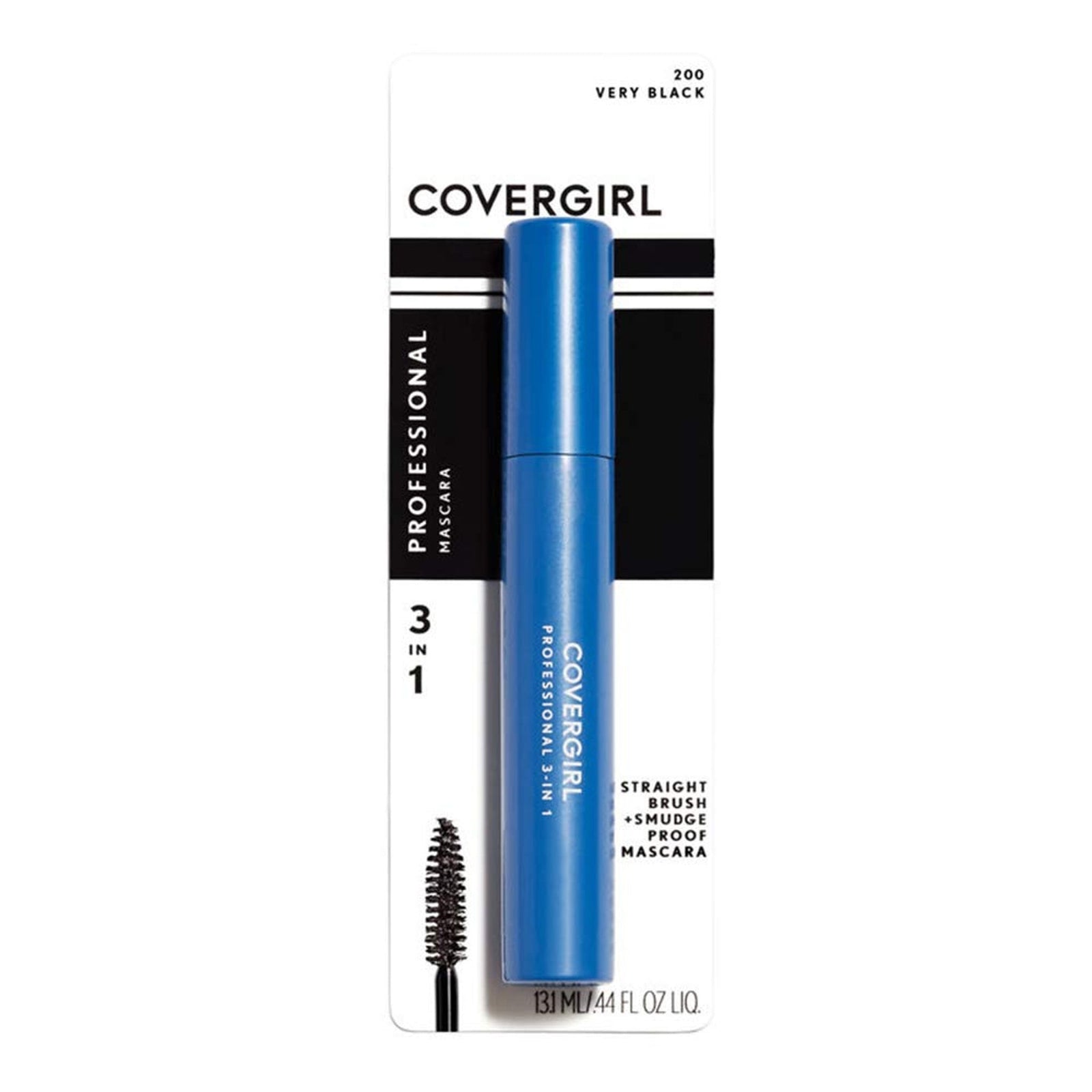 CoverGirl Professional 3-in-1 Mascara Very Black (0.30 oz, 8 Pack)