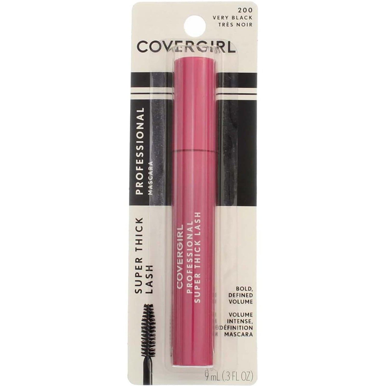 CoverGirl Super Thick Lash Mascara Very Black (0.30 oz, 5 Pack)