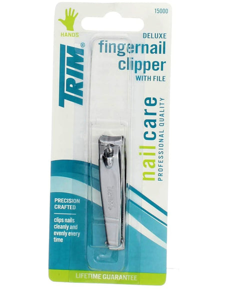 Trim Deluxe Fingernail Clipper with File (2 Count)