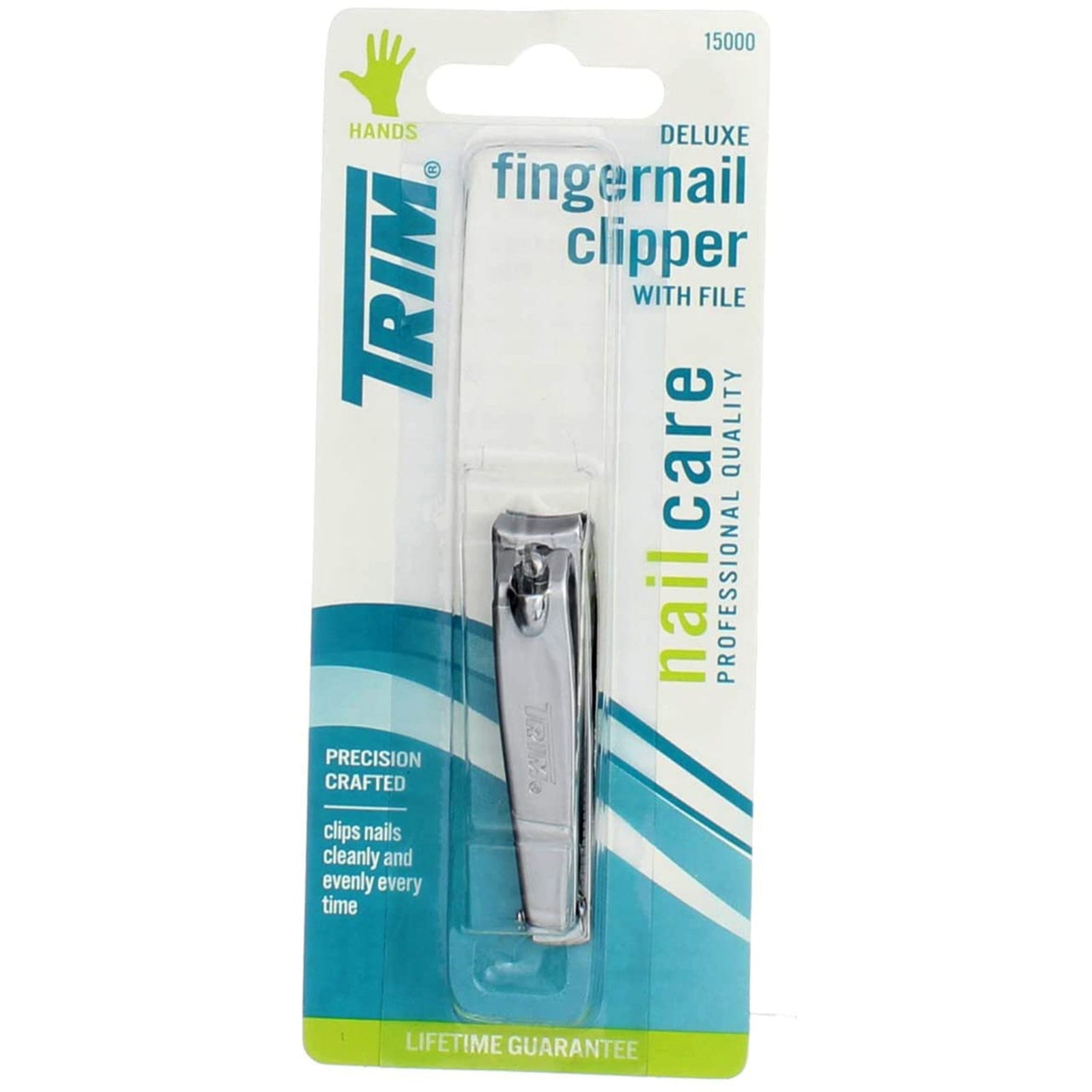 Trim Deluxe Fingernail Clipper with File (2 Count)