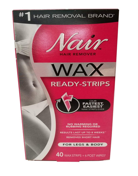 Nair Wax Ready Strips (40 Count, 9 Pack)