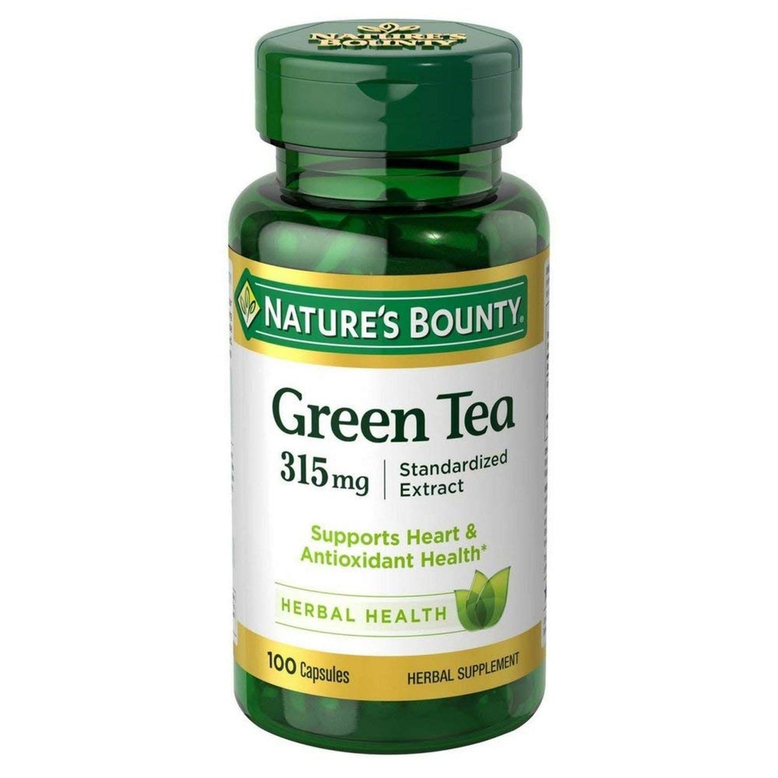 Nature’s Bounty Green Tea Extract (315 mg, 100 Count, 5 Pack)