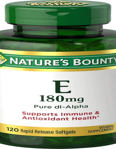 Nature's Bounty Vitamin E Softgels (400 IU, 120 Count, 2 Pack)