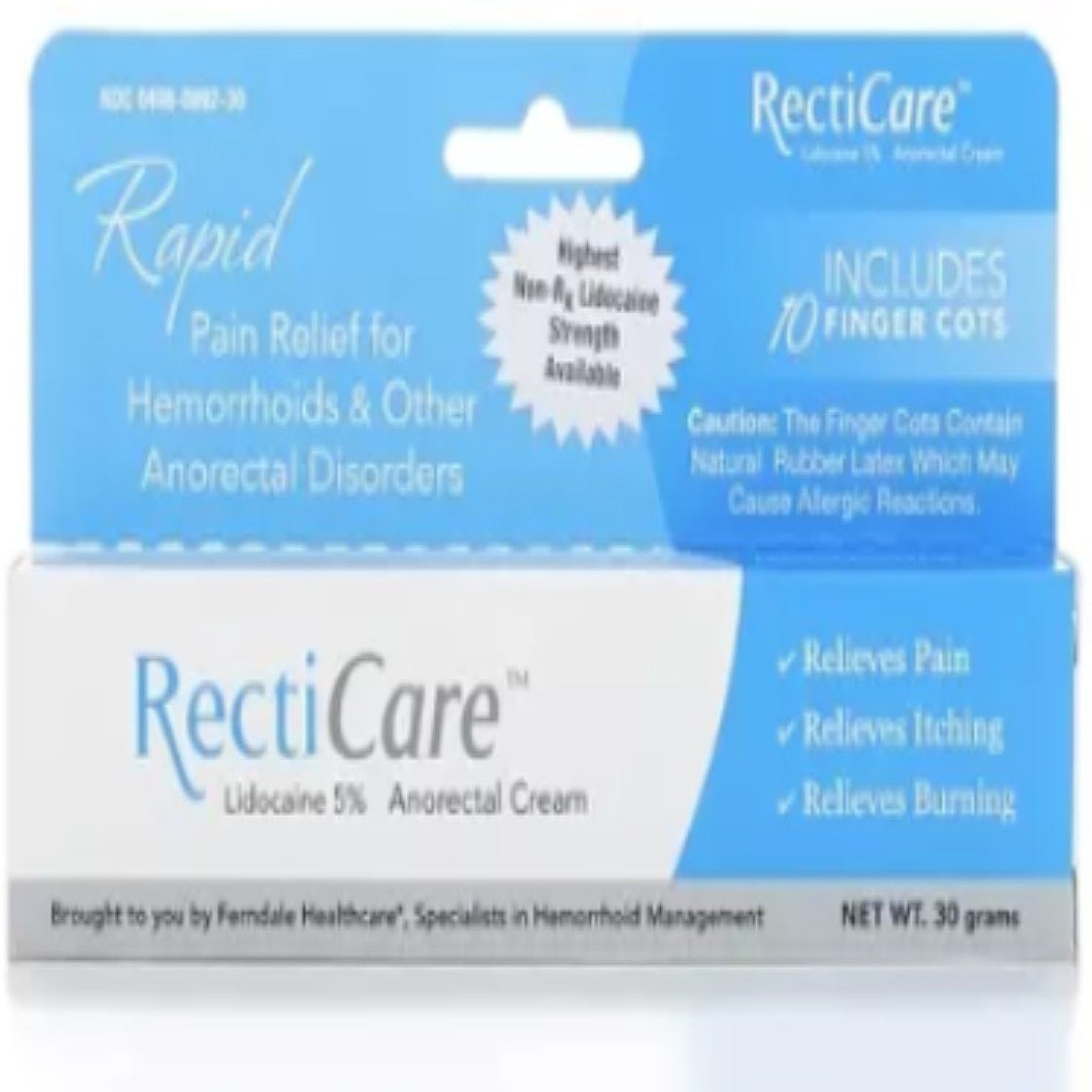 RectiCare Anorectal Cream (1 oz, 5 Pack)