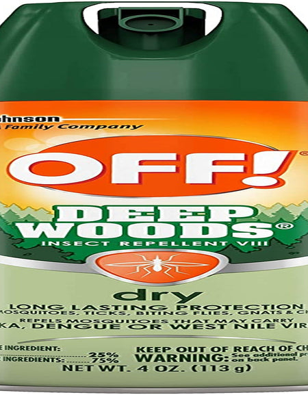 OFF! Deep Woods Dry Aerosol Insect Repellent (4 oz, 6 Pack)