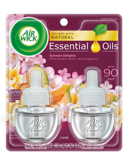 Air Wick Scented Oil Refills Summer Delights (2x0.67 oz)
