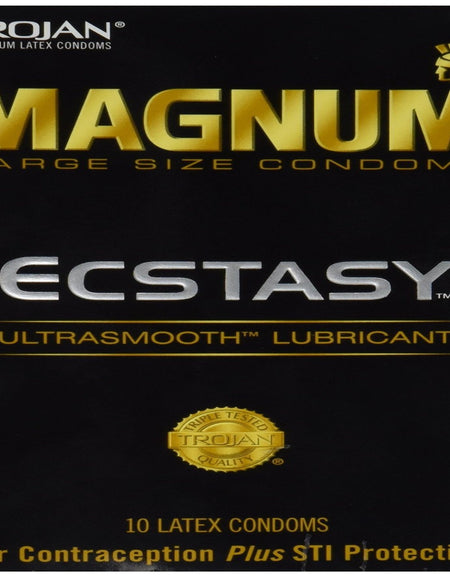 Trojan Magnum Ecstasy Condoms (10 Count, 2 Pack)