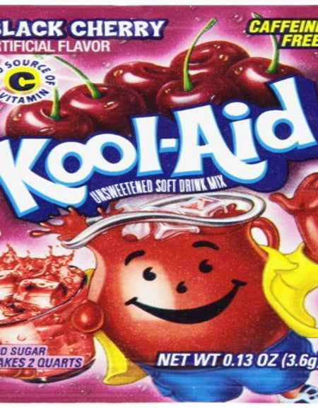 Kool-Aid Black Cherry Drink Mix (0.13 oz, 48 Pack)