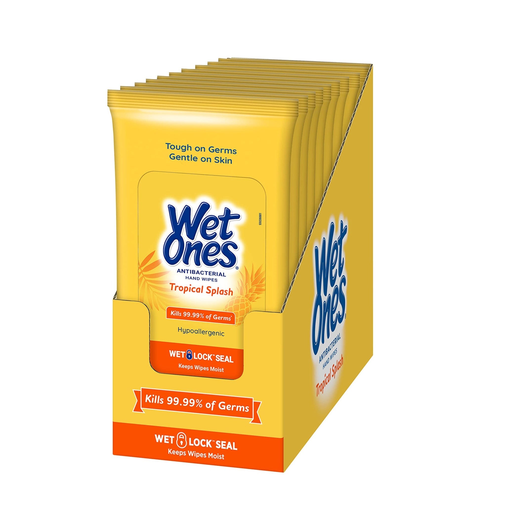 Wet Ones Hand Wipes Tropical Splash (20 Count, 10 Pack)